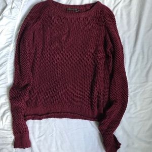 Maroon brandy sweater